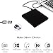 DLPIN External CD Drive USB 3.0 Ultra Portable External CD DVD Drive DVD CD RW DVD ROM Drive Writer Burner for High Speed Data Transfer Laptops Desktops (Black)