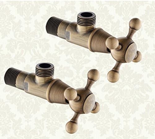 All copper angle valve/Antique bathroom water valve/Triangle valve toilet/Bathroom Fittings/Retro Angle Set-A