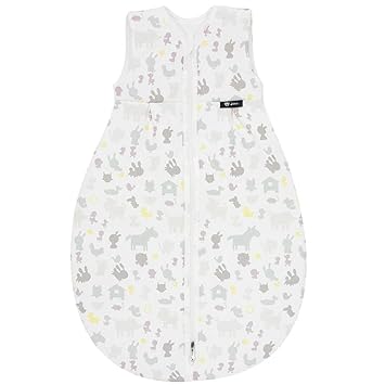 Alvi Kugelschlafsack Mäxchen Light 70 cm Baumwoll-Jersey Farm bunt 851-0