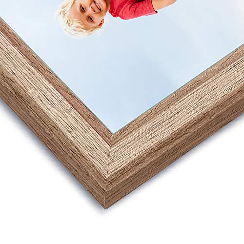 image for LaVie Home 5x7 Picture Frames (6 Pack, Weathered Oak Stain finifsh) Si