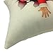 YOUR SMILE St. Patrick's Day Clover Cotton Linen Square Decorative Throw Pillow Case Cushion Cover 18x18 Inch