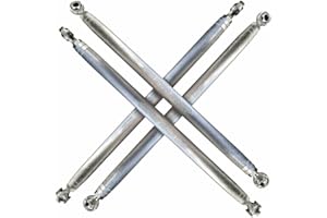 50 Caliber Racing RZR XP1000 Radius Arms Heavy Duty Aluminum Set Fits Polaris RZR XP1000 Radius Arms XP Turbo 2014-2016 | 10mm Bolt | Raw | [RR1000]