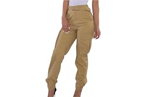 COFEEMO Bravetoshop Women's Cargo Pants Slim Fit Multi-Pocket Casual Pants Lightweight Outdoor Combat Hiking Trousers