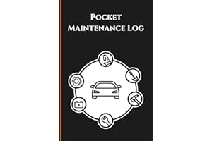Pocket Maintenance Log: Vehicle Maintenance logbook - 4x6 120 Page Pocket Sized Repair Log - Record and Track Auto Repairs, R