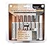 Escest Furniture Repair Kit (17 Pc Set) Scratch Touch Up Wood Markers & Wax Sticks with Sharpener - 8 Colors, White Gray Brown - for Stains, Scratches, Floors, Tables, Desks, Carpenters, Touch-Ups