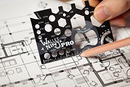 Wallet Ninja Pro 26 In 1 Credit Card Sized Measuring Tool