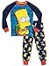 The Simpsons Boys' Bart Simpson Pajamas Size 14