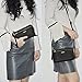 Befen Genuine Saffiano Leather Wristlet Wallet Clutch Women Smartphone Cross Body Wallet with Card slots/Shoulder strap/Wrist Strap - Black