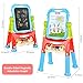 BATTOP Easel for Kids,Adjustable Double Sided Toddlers Art Easel for Two,Chalkboard and Magnetic Dry Erase Board with Painting Accessories