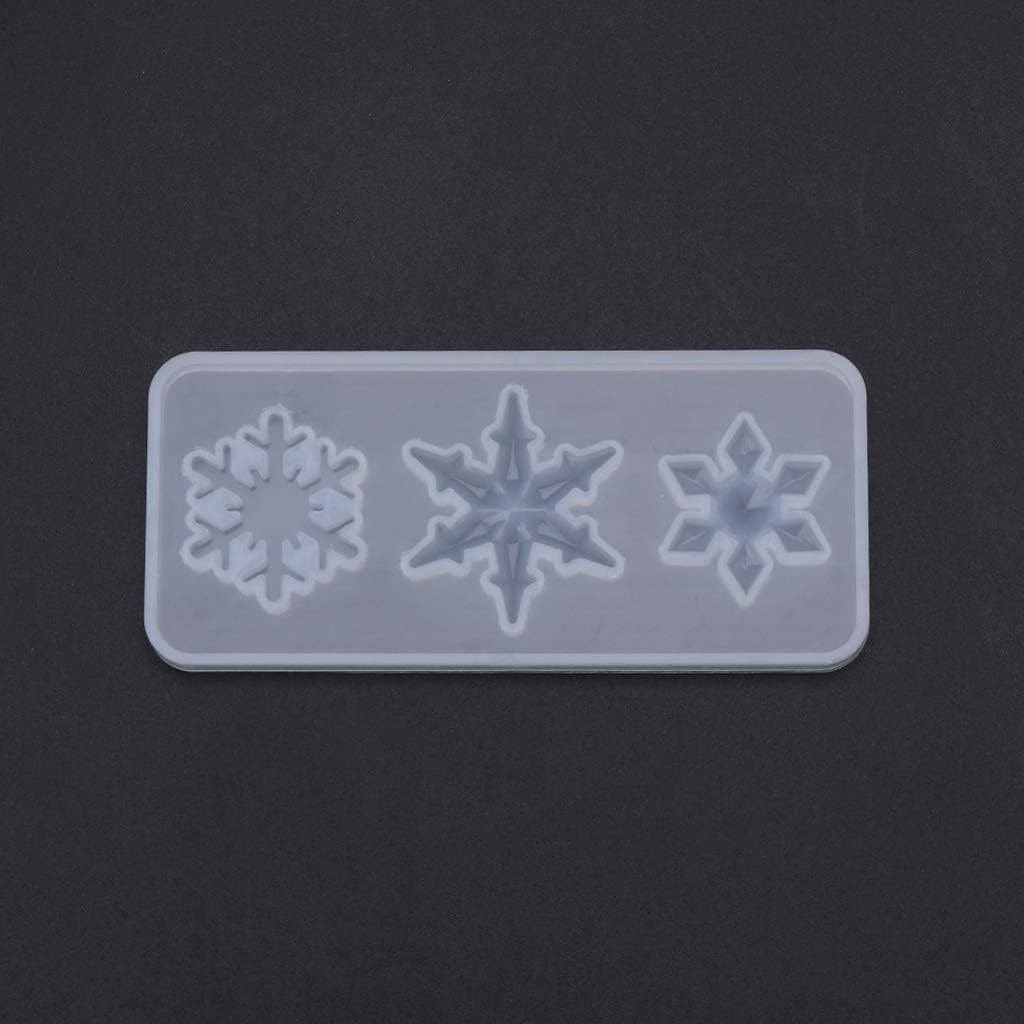 ]Misright Snowflake Resin Casting Molds Silicone Mould for Pendant Bangle Bracelet Jewelry Making DIY Craft Tool