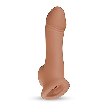 Easytoys Online Only Deluxe Penis Sleeve, Penismanschette in realistisches Design, Penishülle mit geäderten Schaft und Eichel