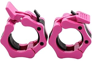 Clout Fitness Barbell Clamps Collars for 2 Inch Olympic Size Barbell