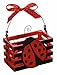 Adorable Ladybug With Hearts Wood Crate For Home Decor, Party Favor Or Decoration