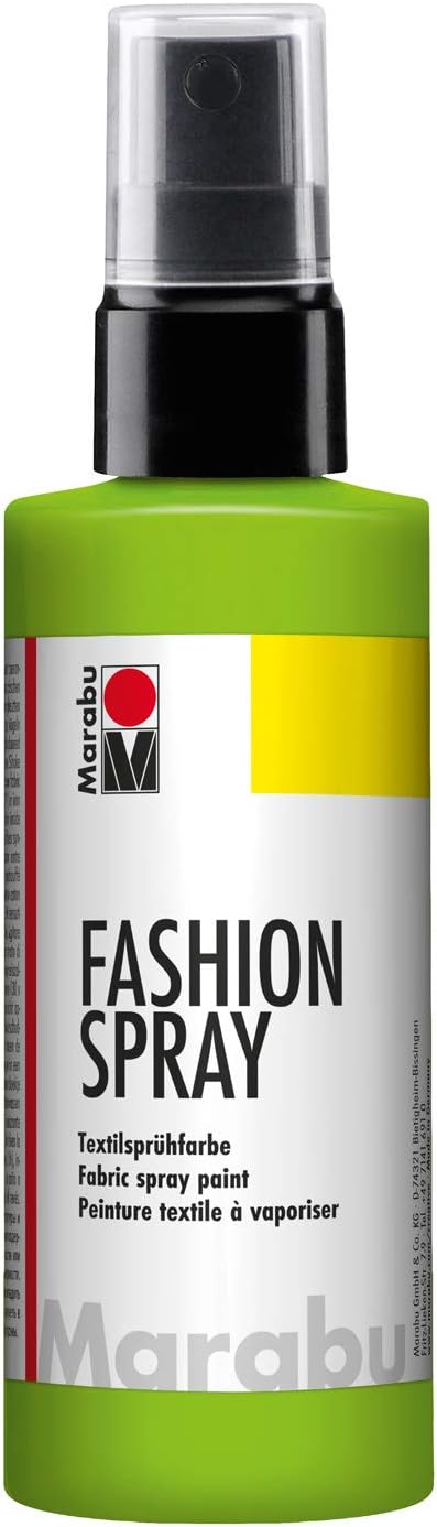 Marabu Fashion Spray 100ml - 061 Reseda, White, 100 ml (Pack of 1)