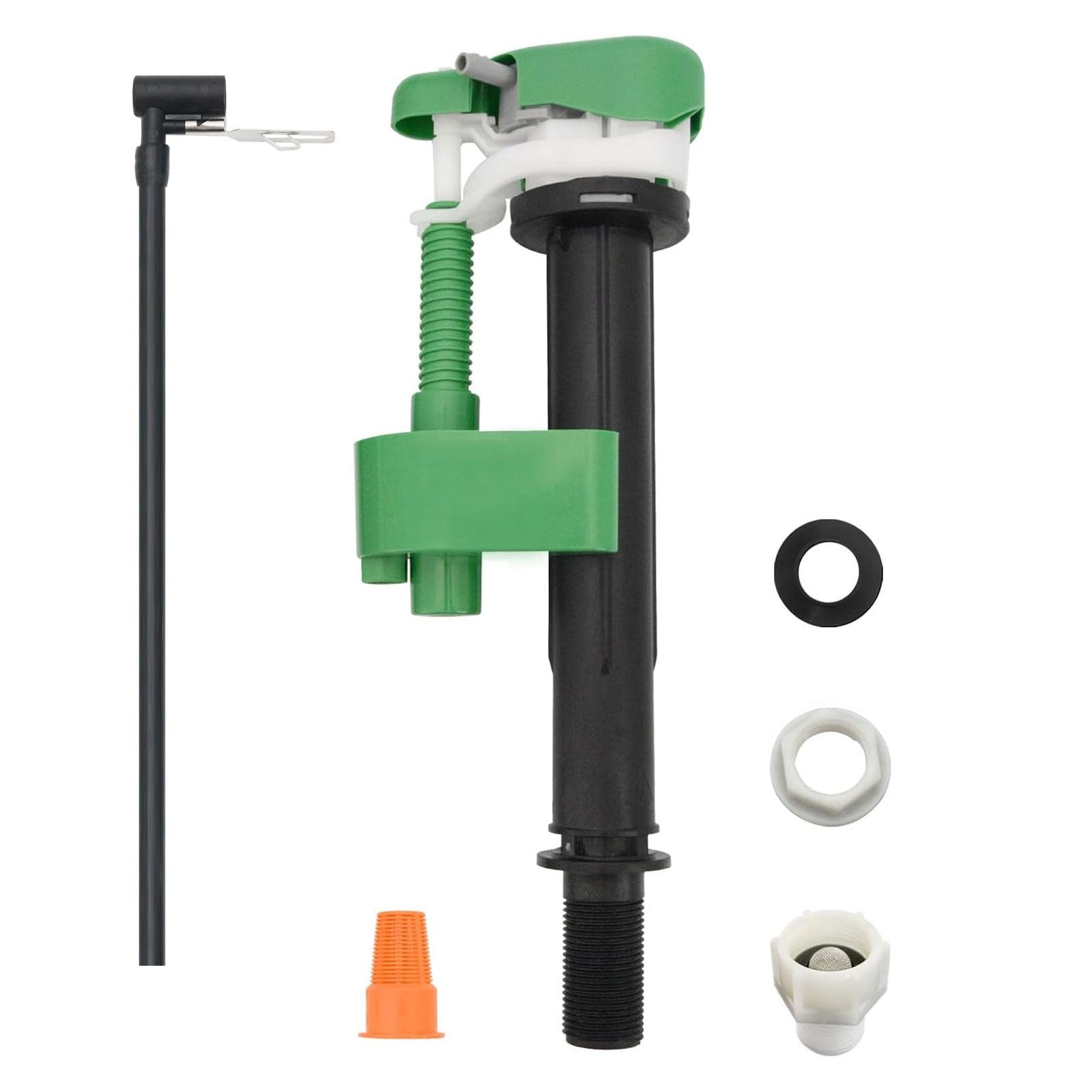 Photo 1 of Lychee Light Toilet Fill Valve, Compatible With TOTO Vintage Supply Valve With G3/4 Connection, Equipped With G1/2 Adapter, Filter & Supply Tube, WC Replacement Part, Repair Accessory