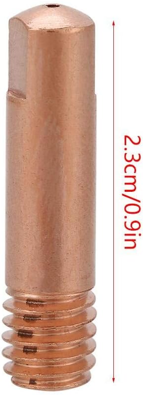 FTVOGUE 20Pcs Copper Contact, Business, Industry & Science Power & Hand Tools Tips for 15AK MIG/MAG Welding Torch Consumables (0.8mm) - Image 3
