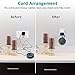 Bovon Outlet Wall Mount Hanger Holder Stand for Dot 2nd Generation, Best Space-Saving Dot Accessories for Your Smart Home Speaker Without Mess Wires or Screws (Short Charging Cable Included) (White)