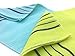 Olivia tree Korea Italy Towel Bath Towel Gloves X-Large Size Color: Light Blue/Yellow (6pack)