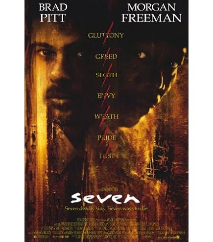 セブン　USオリジナル映画ポスター ポスター☆映画『セブン』（Seven、Se7en）#2 - メルカリ