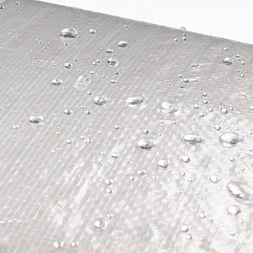 WOLTU Garden Furniture Protective Cover, PE Furniture Set Cover, Waterproof, Anti-UV, Dustproof and Windproof, 242 x 162 x 100 cm