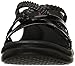 Skechers Cali Women's Rumblers-Wild Child Wedge Sandal, Black Rhinestone, 7 M US