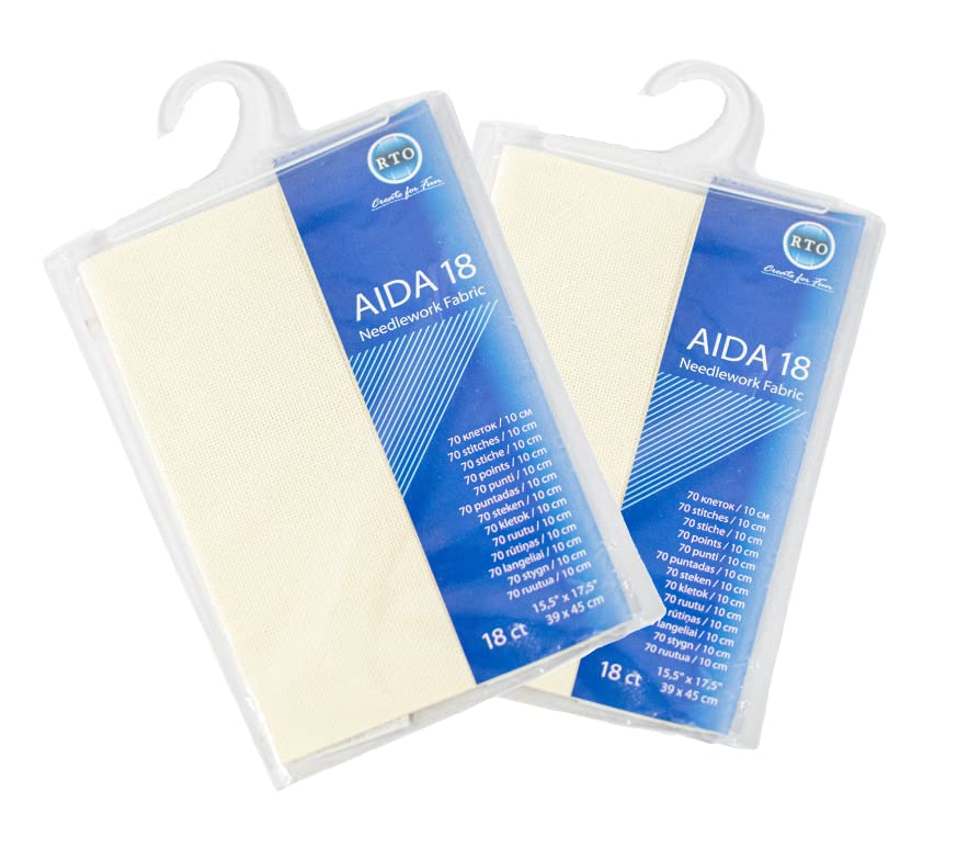 Mouldmaster Aida 18 Ivory Pack of Two, 39cm x 45cm