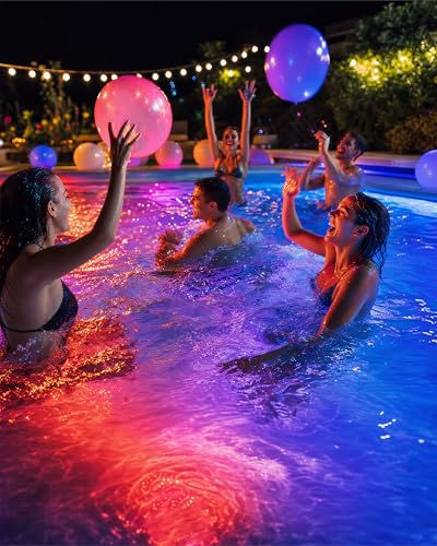 LED Pool Lamp PAR56 40W Waterproof IP68 RGB Submersible 12V | Remote control, 7 adjustable colors, 12 lighting modes