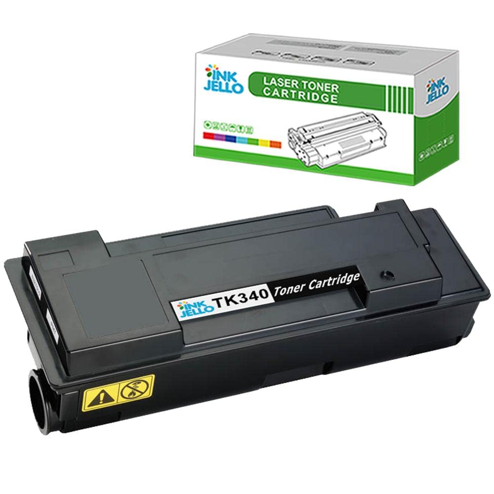 InkJello Toner Cartridge For Printer, Compatibile with Kyocera FS-2020D FS-2020DN TK340 (Black, 1-Pack)