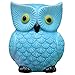 ZCHING Cute Owl Ceramic Piggy Bank Personalized Money Saving Bank for Kids Girls Nursery Gift Decor