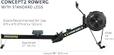 Concept2 RowErg Standard Legs with PM5 Black view 7