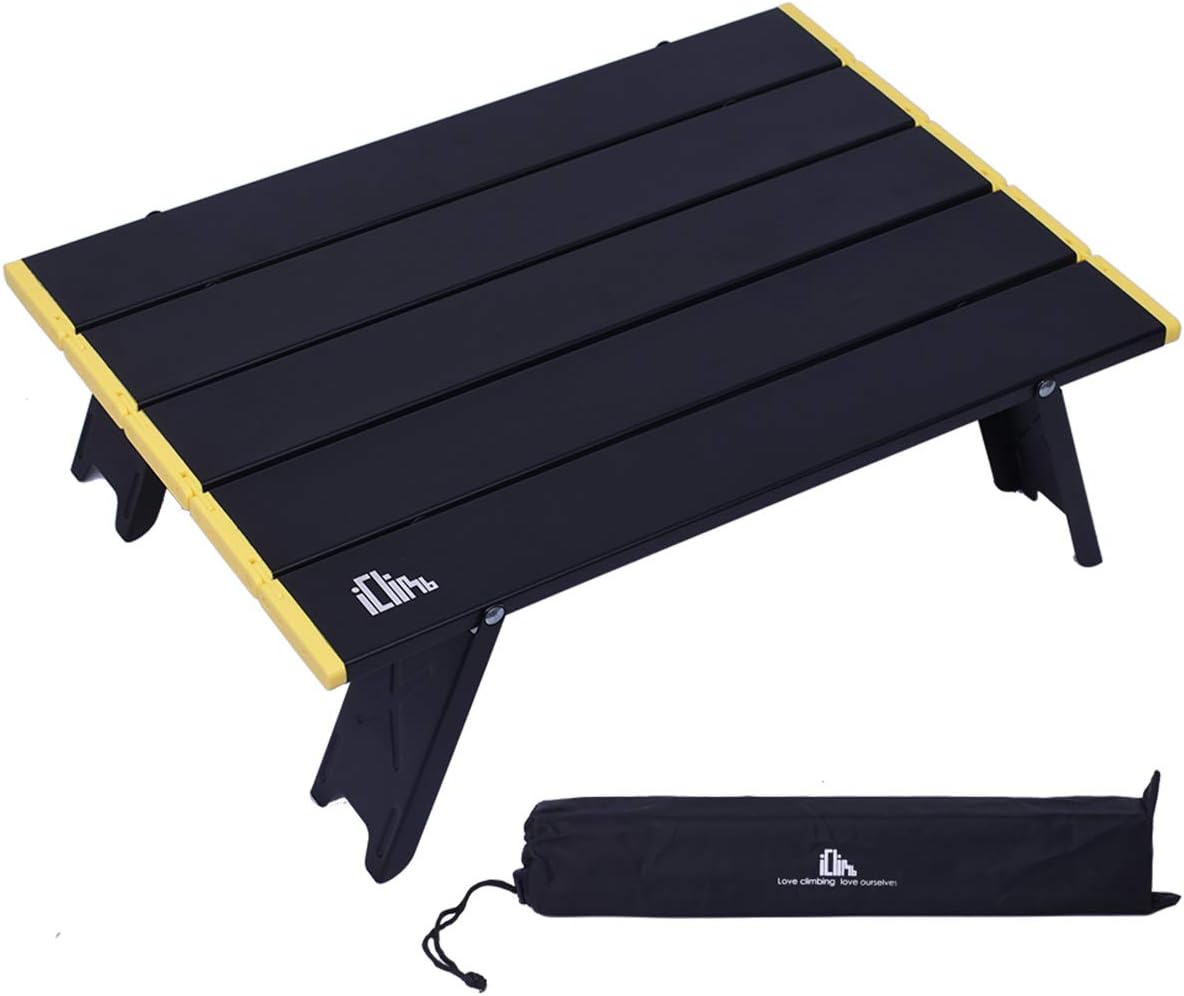 compact folding beach table
