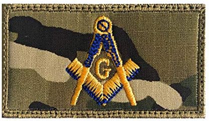 Freemason Symbol Patch (2 Color) (Tactical)