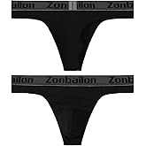 JINSHI Men's Bamboo Viscose Thong Sexy T-back Mens Underwear Low Rise Stretch Tagless Underwear Multi M L XL XXL