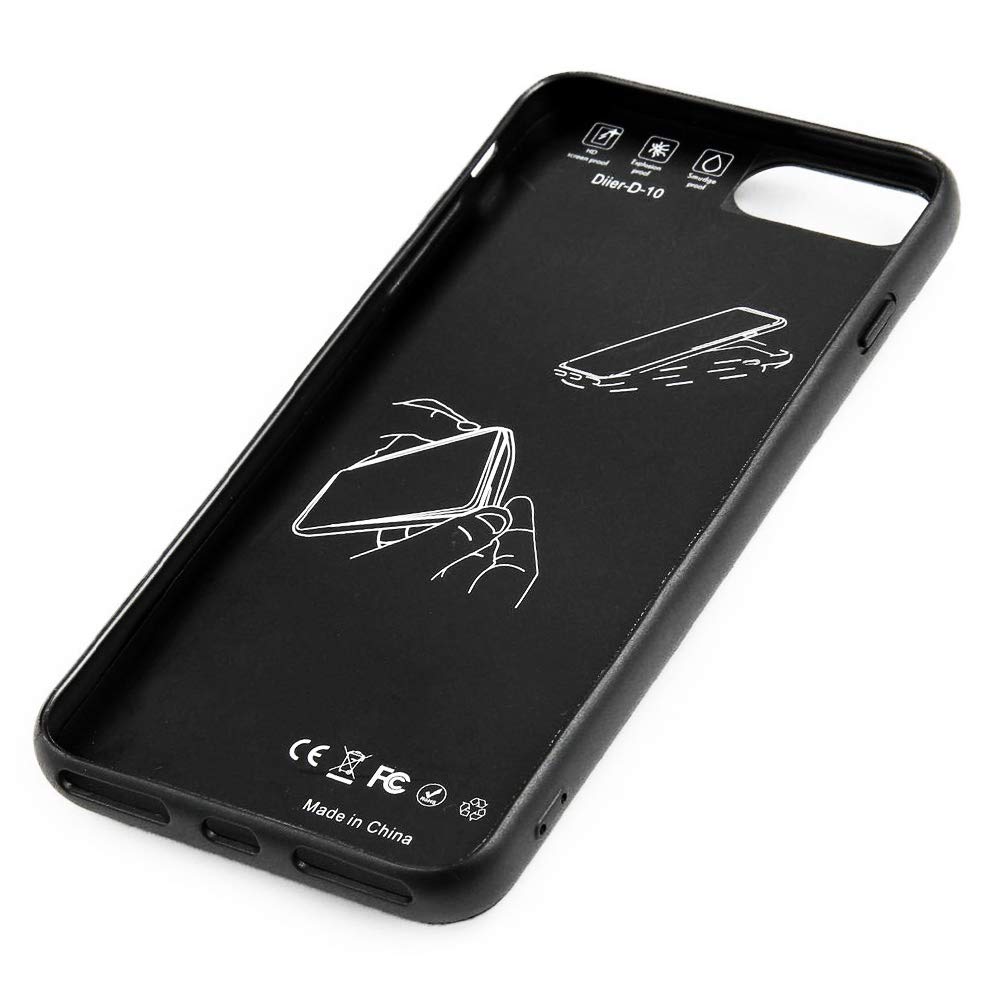 Elekpopu Game Case für iPhone 6,6s,7,8, Retro 3D Game Hülle mit 36 klassischen Spielen (Weiß)