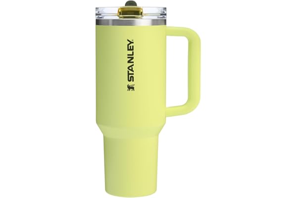 STANLEY Quencher ProTour Flip Straw Tumbler with Leakproof Lid 40 oz | Built-In Straw and Handle | Cup Holder Compatible for Travel | Insulated Stainless Steel Cup | BPA-Free | Prickly Pear