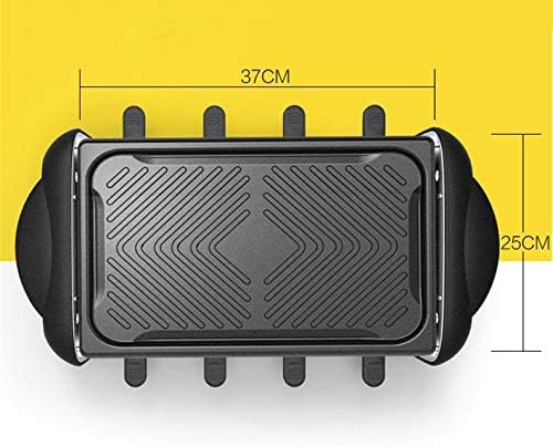 review UXZDX CUJUX Household No Smoke Barbecue Pits Korean Commercial Automatic Electric Barbecue Machine Non Stick Electric Grills Griddles
