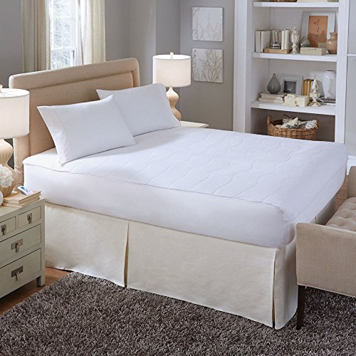 Serta Silky Smooth Plush Velour Electric Heated Mattress Pad with