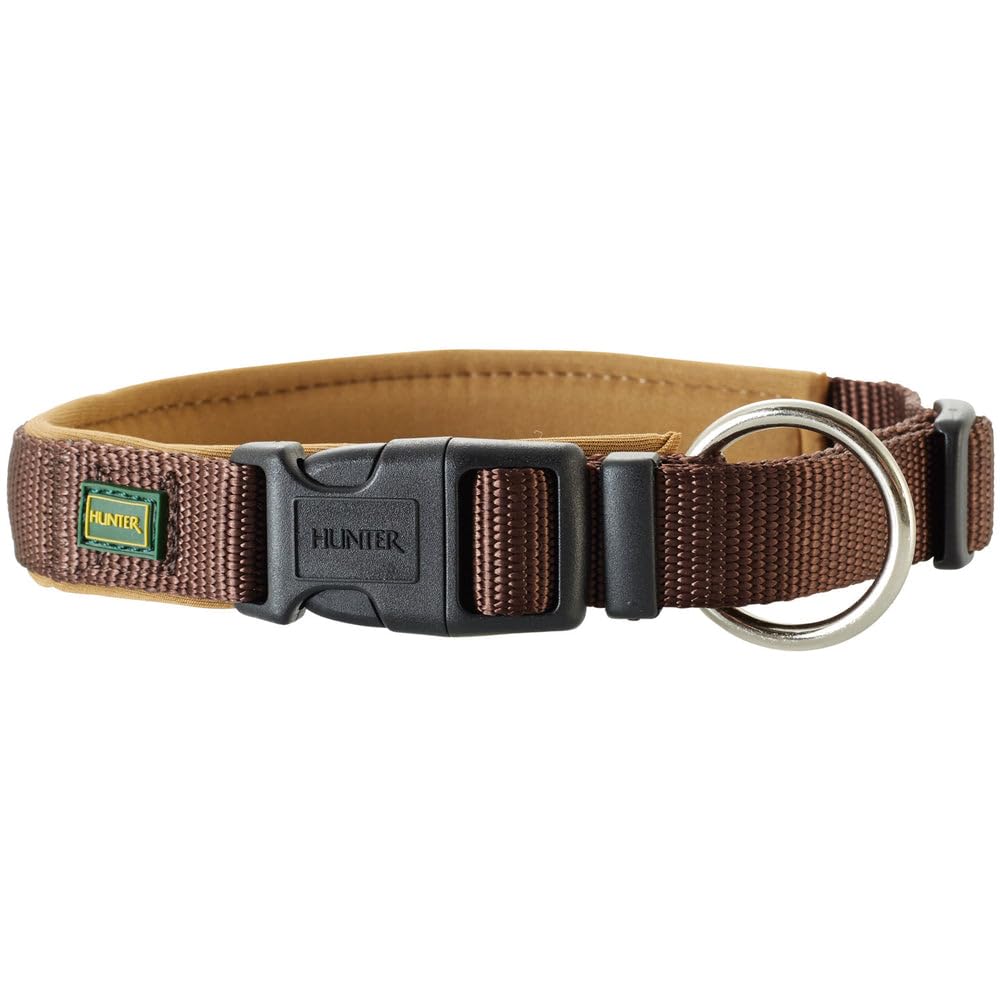 HUNTER Vario Plus Neoprene Collar, 45-50 cm, 25 mm, Brown/Caramel