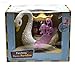 WolVol Beautiful Musical Rotating Horses Carousel Music Box on Self Riding Swan Animal, Lights and Sounds, Bump and Go Action - Great Gift Toy for Little Girls