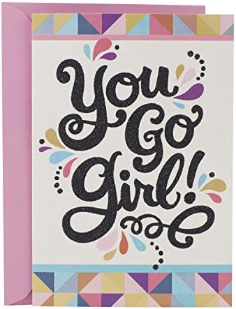 Hallmark Mahogany Congratulations Card for Her (You Go Girl)