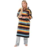 Slowtide Wearable Blanket Poncho &ndash; Ultra-Soft Fleece Hoodie with Pocket &amp; Sleeves, Cozy Loungewear for Adults