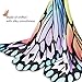 D.Q.Z Kids Butterfly-Wings for Girls Dress Up Costumes Play with Antenna Headband Halloween Party Supplies