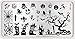 BORN PRETTY Nail Art Stamping Template Halloween Theme Design Image Plate for Manicuring Print DIY Tool BP-L031