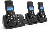 BT 3960 Cordless Landline Phone with Nuisance Call Blocker Trio Handset