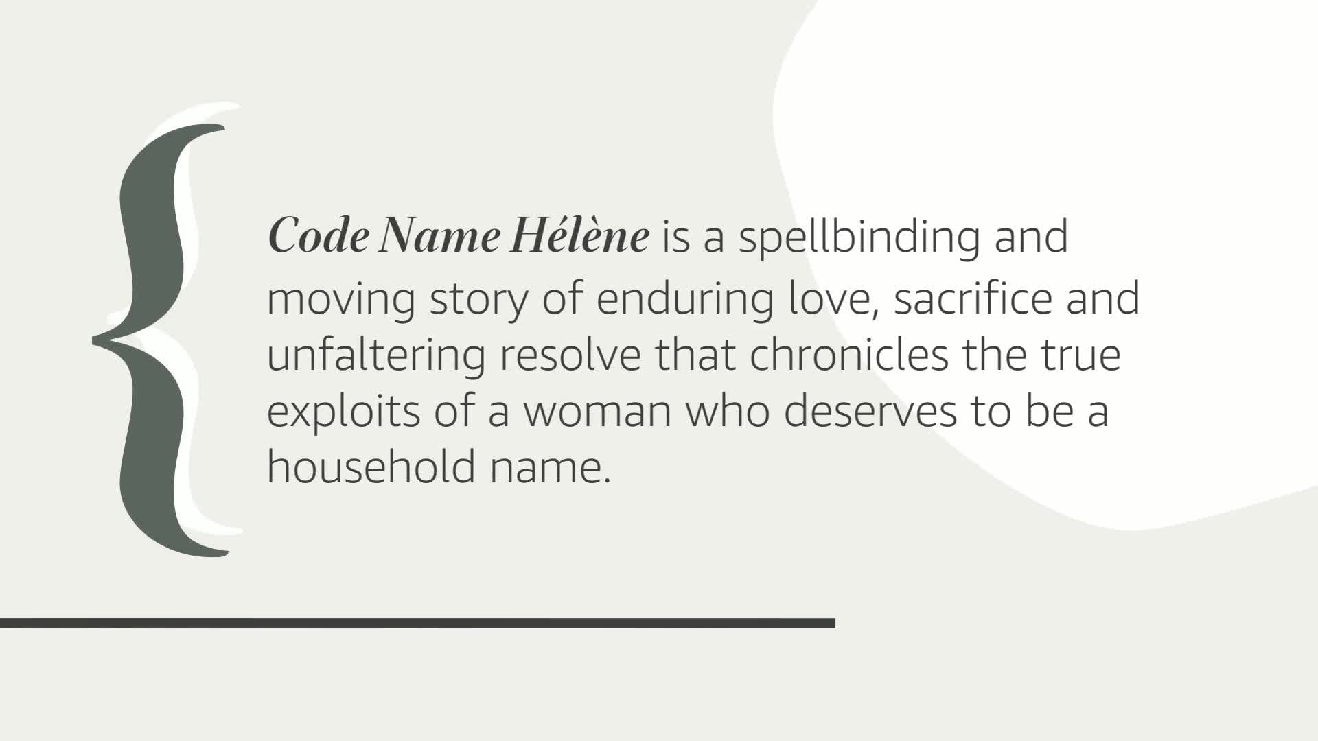 Code Name Hélène: A Novel