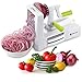 Spiralizer Vegetable Slicer, COOK JOY 5-Blade Spiralizer with Blade Storage Box for Zucchini Noodles, Veggie Spaghetti, Pasta