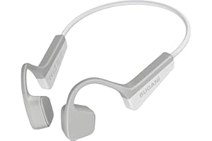 BUGANI Bone Conduction Headphones, Open-Ear Headphones with 8H Playtime, Bluetooth 5.3, Type-C Fast Charge for Running, Drivi