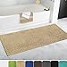 MAYSHINE Plush Shaggy Chenille Bath Mat | Extra Soft, Super Absorbent, Non-Slip Bathroom Rug | Fluffy Microfiber, Area Rug Sets for Bathroom Floor, Kitchen, Living Room | 47