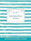Image de Adult Coloring Journal: Gam-Anon/Gam-A-Teen (Turtle Illustrations, Turquoise Stripes)