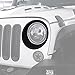 u-Box Wrangler Headlight Bezel Cover Insert Matte Black Headlamp Trim Compatible with Wrangler JK & Unlimited 2007-2015 - Pair